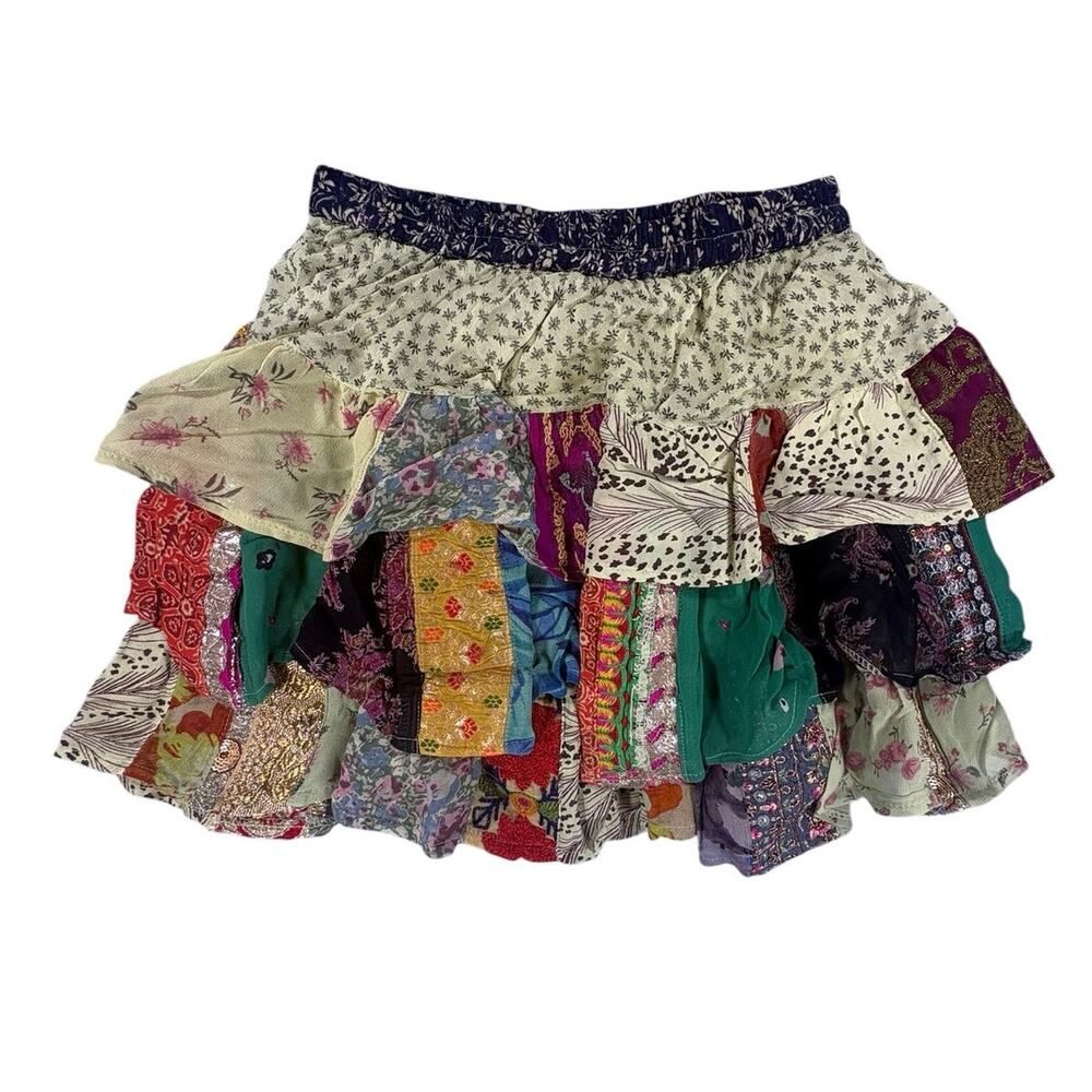 Young Threads Patchwork Mini skirt - Picture 2 of 12